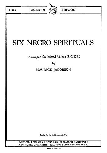 M. Jacobson: Six Negro Spirituals, GchKlav (Chpa)