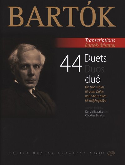 B. Bartok: 44 Duets for two violas, 2Vla (Pa+St)