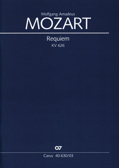 W.A. Mozart: Requiem KV 626; (Fassung Maunder) / Klavierausz