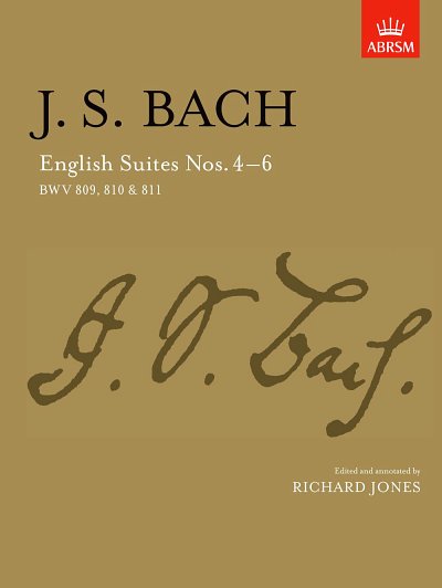J.S. Bach: English Suites Nos. 4 - 6, Klav