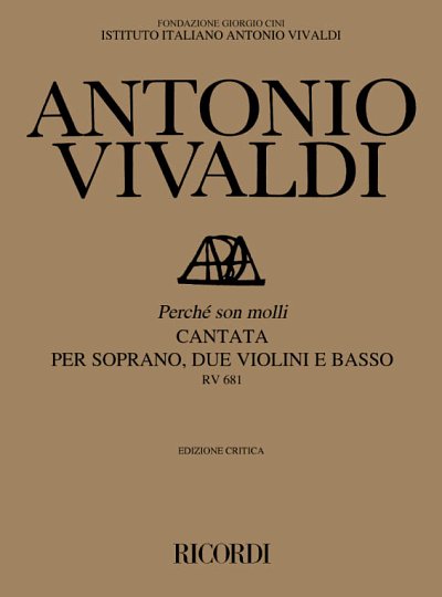 A. Vivaldi: Perche Son Molli Rv 681 (Part.)