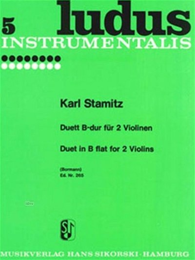 C. Stamitz: Duett B-Dur Ludus Instrumentalis 5