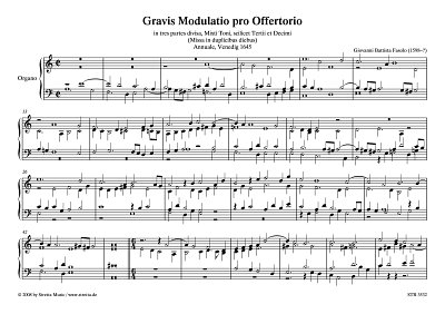 DL: G.B. Fasolo: Gravis Modulatio pro Offertorio in tres par