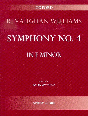 R. Vaughan Williams: Symphony No. 4 in f Minor , Sinfo (Stp)