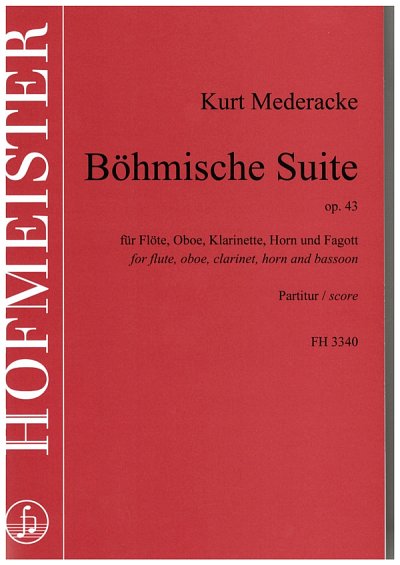 Böhmische Suite op.43, FlObKlHrFg (Part.)