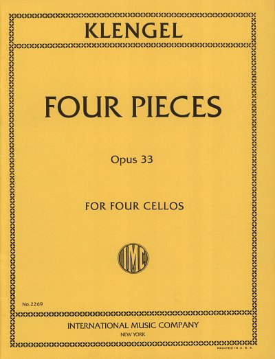 J. Klengel: 4 Pezzi Op. 33 (Bu)