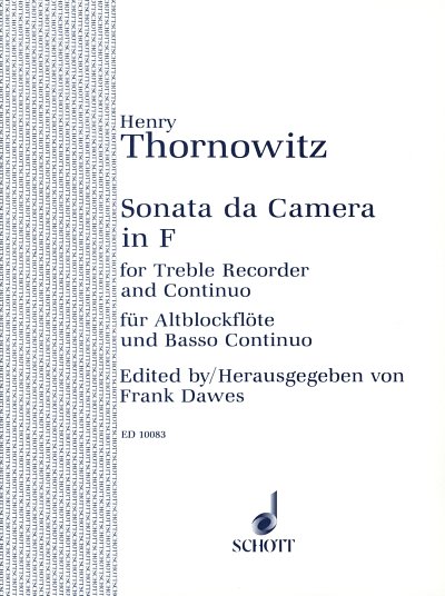 H. Thornowitz: Sonata da Camera  (Pa+St)