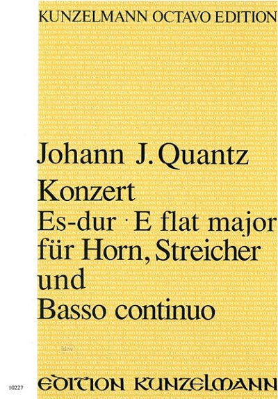J.J. Quantz: Konzert für Horn Es-Dur (Part.)