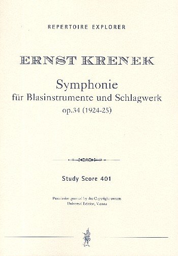 E. Krenek: Sinfonie Op 34 Repertoire Explorer