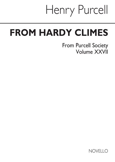 H. Purcell: From Hardy Climes (Full Score)