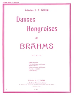 J. Brahms: Danses hongroises Vol.1 (n°1 à 5), Klav4m (Sppa) (0)