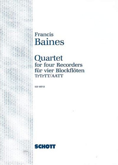 B. Francis: Quartet  (Stsatz)