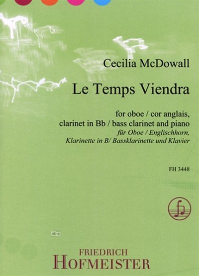 C. McDowall: Le temps viendra für Oboe (Englischhorn),
