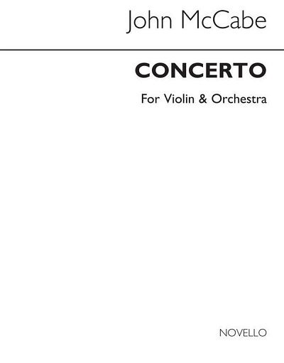 J. McCabe: Concerto For Violin (Sinfonia , VlKlav (KlavpaSt)