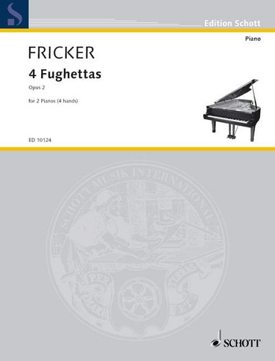 F.P. Racine: 4 Fughettas op. 2 , 2Klav