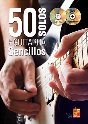 G. Díaz: 50 solos de guitarra sencillos, Klav (+CD+DVD)
