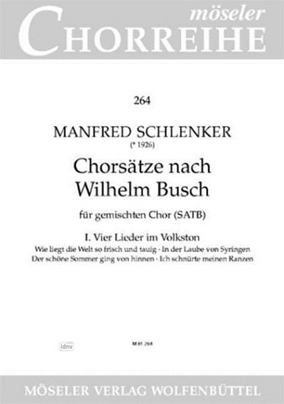 M. Schlenker: Chorlieder nach Busch Heft 1, GCh (Chpa)
