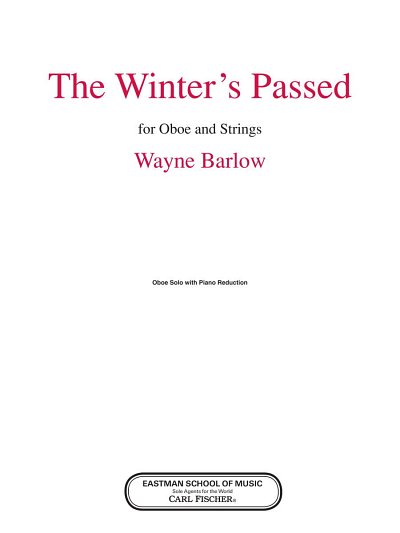 W. Barlow: The Winter's Passed