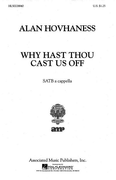 A. Hovhaness: Why Hast Thou Cast Us Off Mote, GchKlav (Chpa)