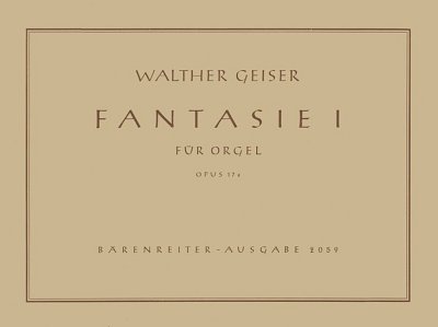 W. Geiser: Fantasie über A-H-B-E Nr. 1 op. 28 (1, Org (Sppa)