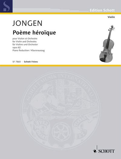 J. Joseph-Marie-Alph: Poème héroïque op. 62 , VlOrch (KA)