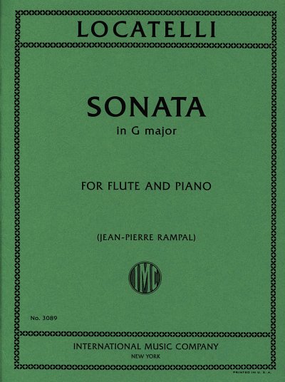 Sonata In G Major (Rampal), Fl