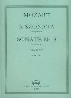 W.A. Mozart: Sonate Nr. 3 C-Dur KV 300h, Klav