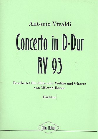 A. Vivaldi: Concerto D-Dur Rv 93