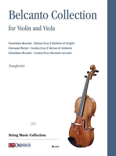 Belcanto Collection for Viol., Violine, Viola