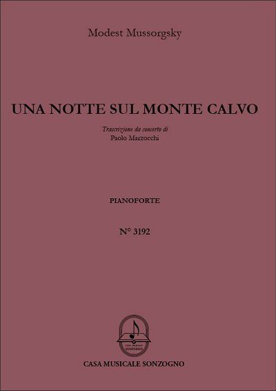 M. Mussorgski: Una notte sul Monte Calvo, Klav