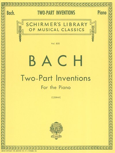 J.S. Bach et al.: 15 Two-Part Inventions