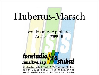 H. Apfolterer: Hubertus-Marsch, Blaso (Dir+St)
