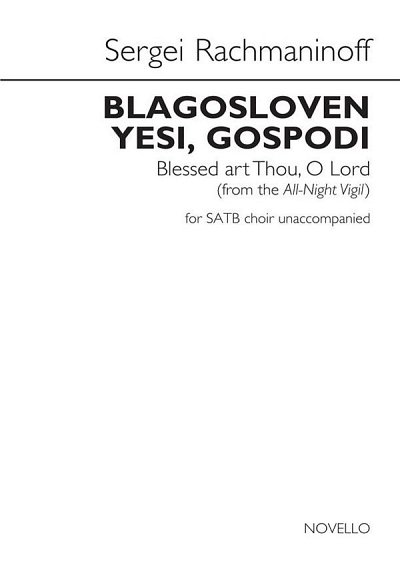 S. Rachmaninow: Blagosloven yesi, Gospodi, GchKlav (Chpa)