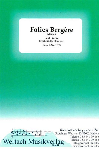 Paul Lincke: Folies Bergère, Blaso (PaDiSt)