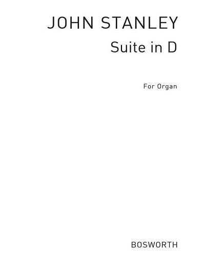 Suite In D For Organ, Org