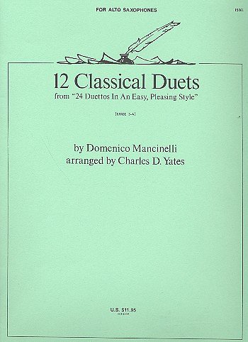 D. Mancinelli: 12 Classics Duets, 2Asax (Sppa)