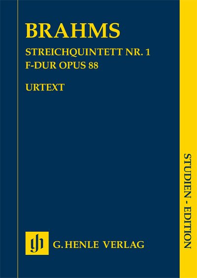 J. Brahms: Streichquintett Nr. 1 F-dur op. 88, 5Str (Stp)