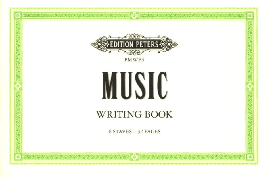 Peters Music Writing Book - klein (0)