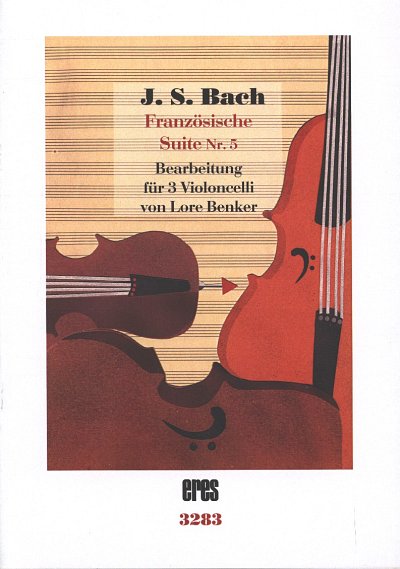 J.S. Bach: Französische Suite Nr. 5, 3Vc (Pa+St)