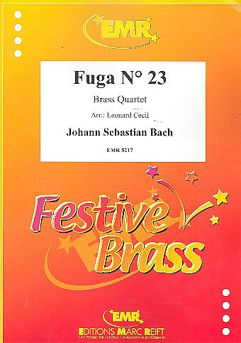 J.S. Bach: Fuga N° 23, 4Blech