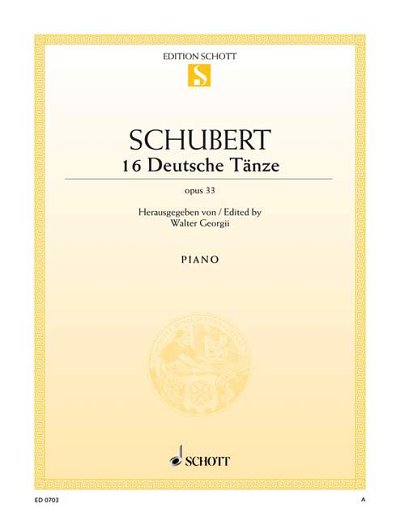 DL: F. Schubert: 16 Deutsche Tänze, Klav