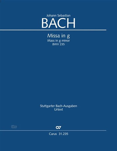 DL: J.S. Bach: Missa in g g-Moll BWV 235 (Part.)