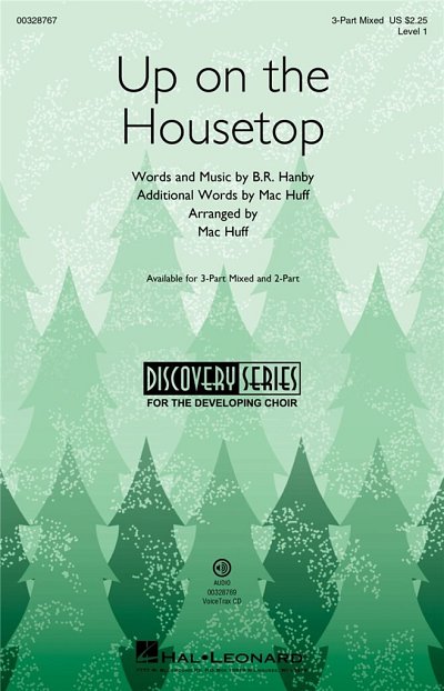 M. Huff: Up on the Housetop, Gch3Klav (Part.)