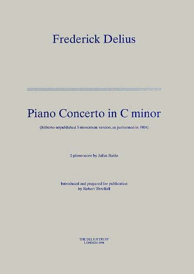 F. Delius: Klavierkonzert, KlavOrch (KA)