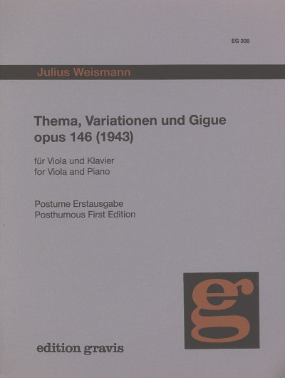 Weismann Julius: Thema Variationen + Gigue Op 146