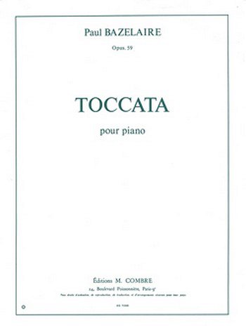 P. Bazelaire: Toccata Op.59, Klav