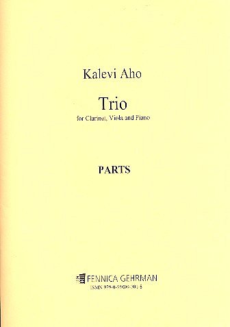 K. Aho: Trio, KlarVlaKlav (Stsatz)