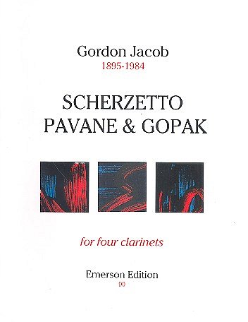 G. Jacob: Scherzetto, Pavane and Gopak, 4Klar (Pa+St)