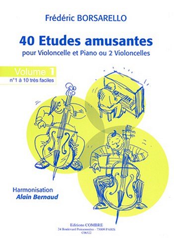 F. Borsarello: Etudes amusantes (40) Vol., VcKlav (KlavpaSt)