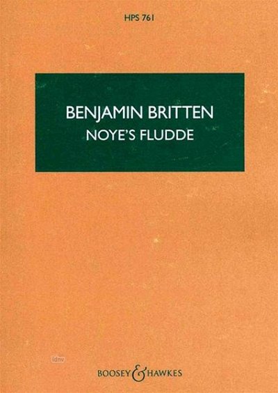 B. Britten: Noye's Fludde Op.59 (Stp)